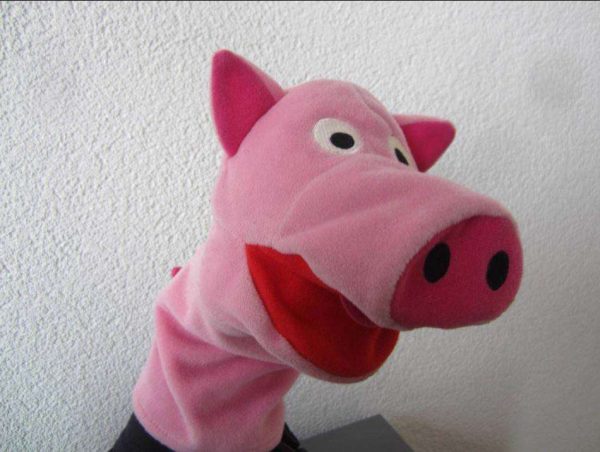 Marionnette cochon "IKEA" Klappar Lantlig (d'occasion)