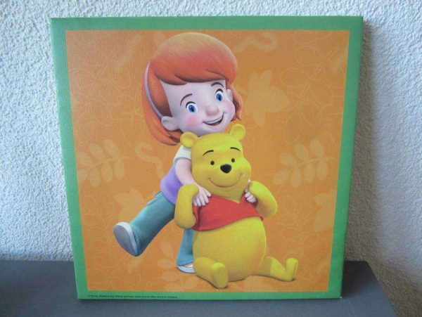 Toile Winnie the Pooh (dimensions env. 25 x 25 cm)