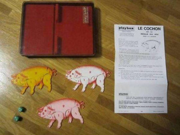 Jeu "Le cochon" Playbox