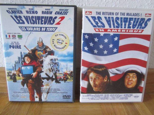 Lot de 2 DVD Les visiteurs - Christian Clavier, Jean Reno