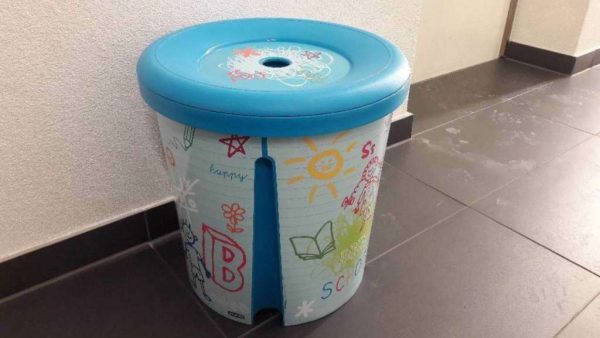 Bac de rangement en plastique pour enfant