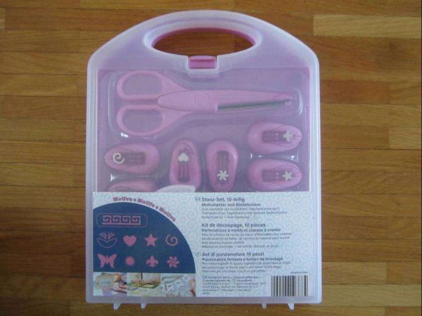 Valisette kit de découpage, 10 pièces (perforatrices).