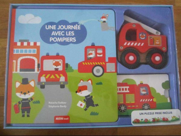 Mon coffret de pompiers AUZOU éveil (NEUF, dans emballage)