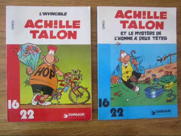 Lot de 2 BD 16/22 Achille Talon, Greg, Dargaud (1979).