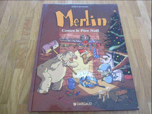 BD Merlin T2 Contre le Père Noël, Dargaud 1999.