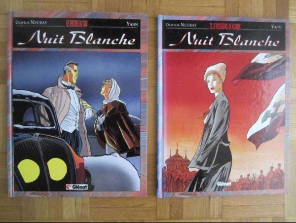 Lot de 2 BD Nuit Blanche - Olivier Neuray, Yann.