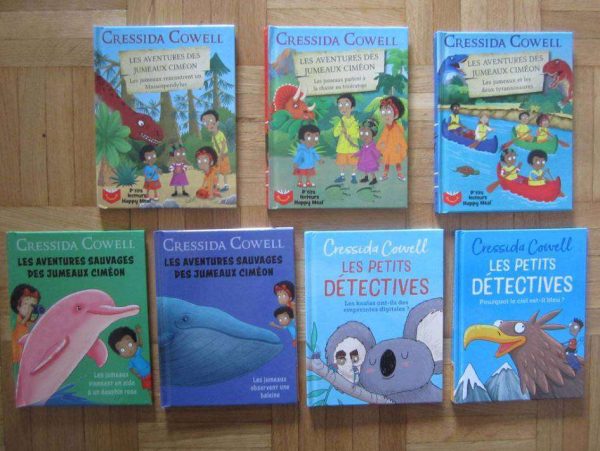 Lot de 7 minilivres Cressida Cowell - McDonald's.