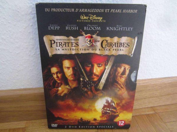 Ed. 2 DVD Pirates des Caraïbes, La Malédiction du Black Pearl - Depp