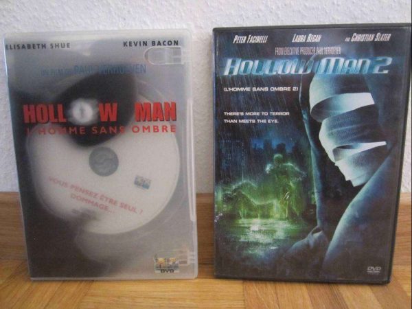 Lot de 2 DVD Hollow Man 1 et 2, de Paul Verhoeven