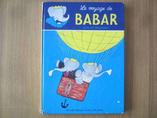 Le voyage de BABAR, ancienne édition (1976) J. de Brunhoff
