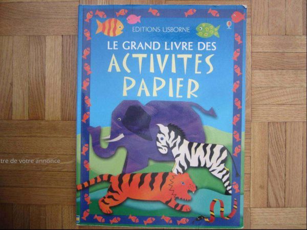 Le grand livre des activités papier - Editions Usborne.