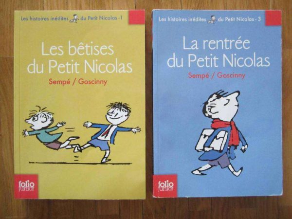 Lot de 2 livres "Les histoires inédites du Petit Nicolas"