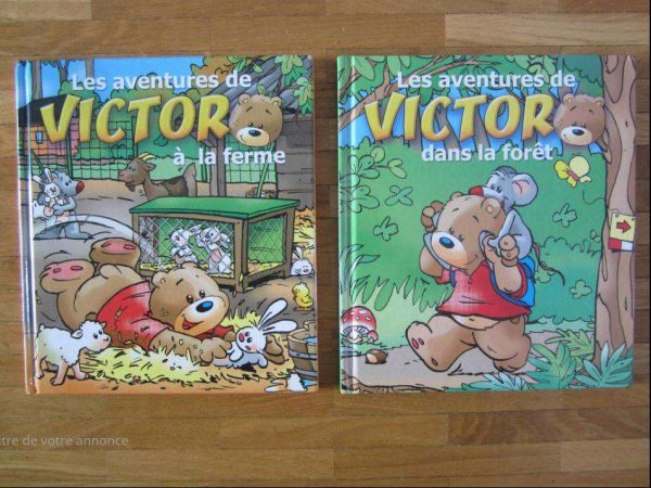 Lot de 2 livres "Les aventures de Victor" (d'occasion)