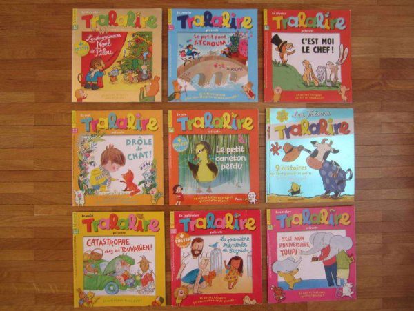 Lot de 9 mensuels Tralalire (dont 1 hors-série) 2-5 ans