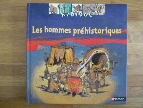 KIDIDOC : Les hommes préhistoriques - Nathan (en bon état)