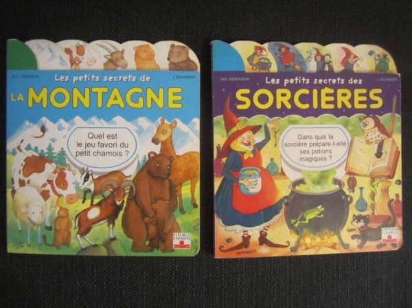 Lot de 2 livres cartonnés : Les petits secrets de ...