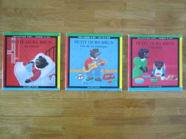 Lot de 3 petits livres "Petit Ours Brun" (d'occasion)