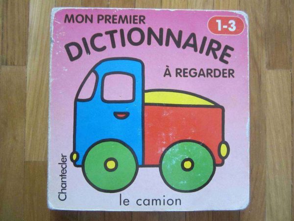 Livre cartonné : Mon premier dictionnaire à regarder