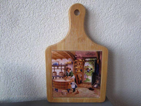 Planche en bois "Holland" Delftware, d'occasion