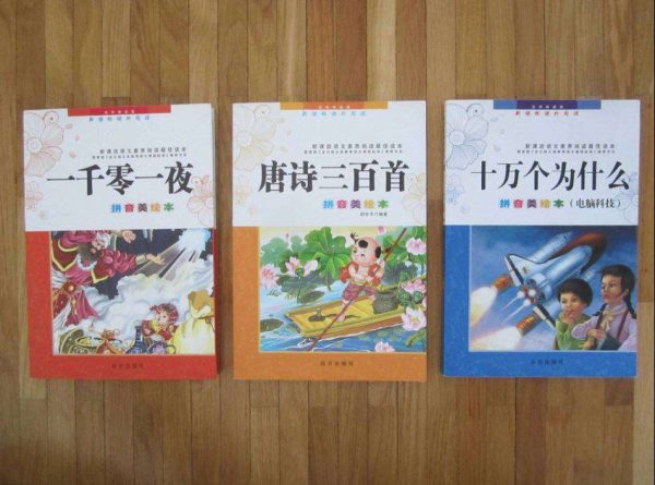 Lot de 3 livres en chinois : selon photo