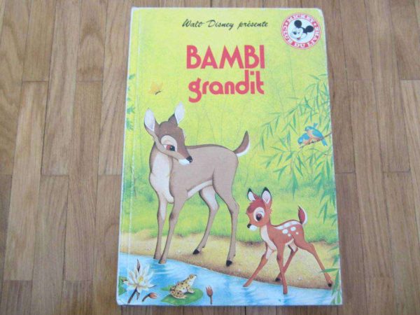 Livre "Walt Disney présente BAMBI grandit" (1979)