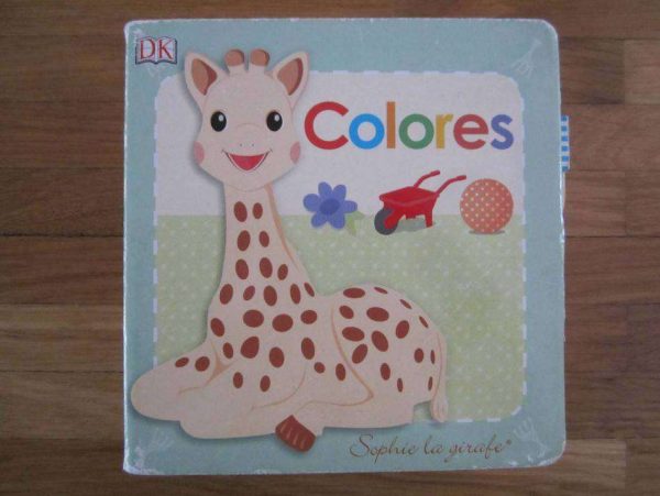 Livre en espagnol "Colores, Sophie la girafe" (d'occasion)