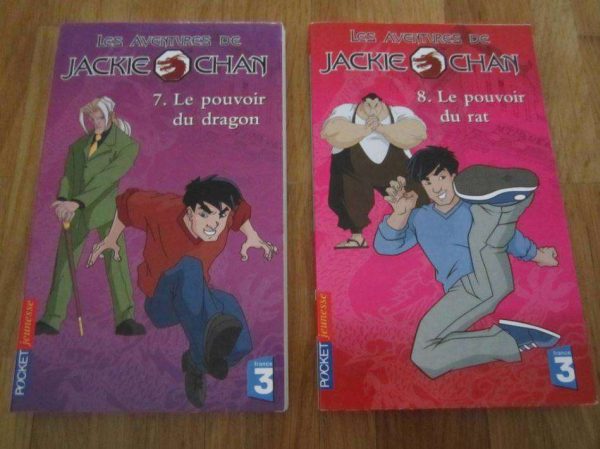 Lot de 2 livres "Les aventures de Jackie Chan" :