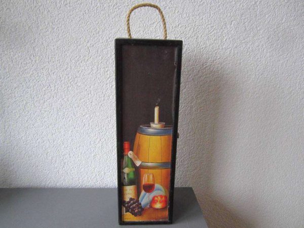 Coffret en bois pour bouteille de vin ou autre