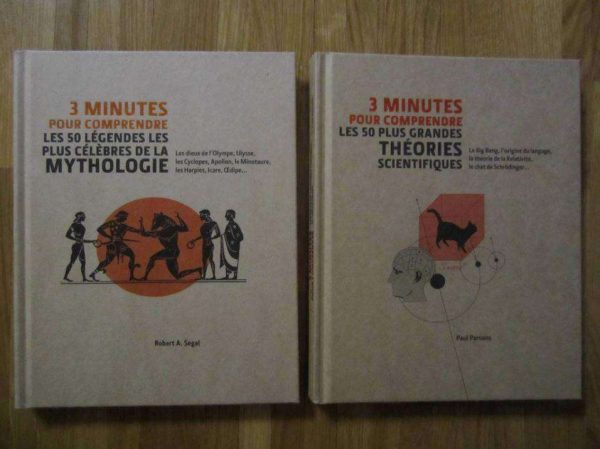 Lot de 2 livres "3 minutes pour comprendre" (neufs) :
