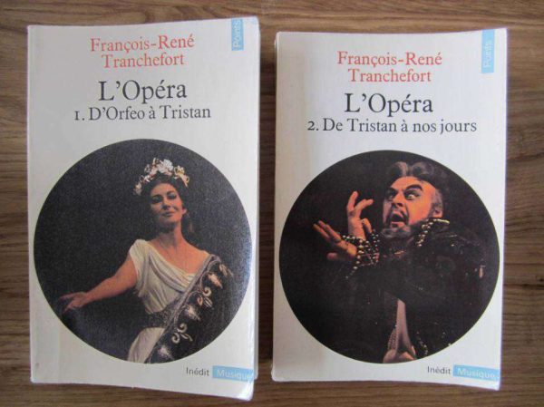 Lot de 2 livres : L'Opéra - François-René Tranchefort