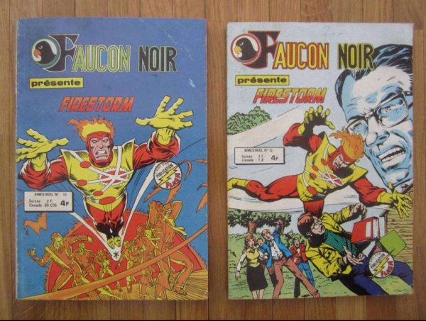 Lot de 2 comics FAUCON NOIR, anciennes éditions 1978-79