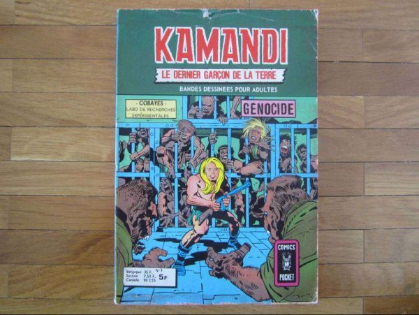 BD comics pocket KAMANDI, ancienne édition 01/1978