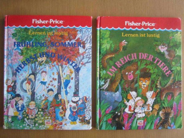 Lot 2 livres en allemand : Fisher Price, Lernen ist lustig