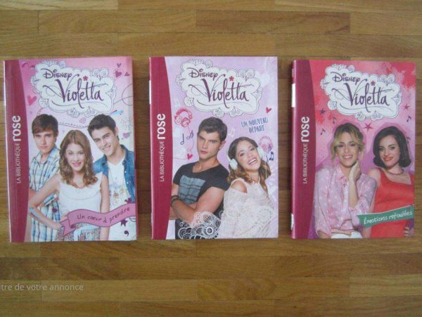 Livres Disney "Violetta" La bibliothèque rose, CHF 5/pce