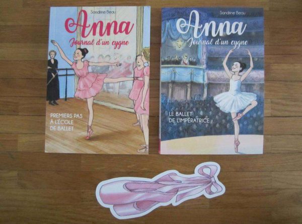 Lot de 2 livres "Anna : Journal d'un cygne" (neufs)