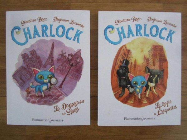 Lot de 2 livres "Charlock" - Flammarion jeunesse (neufs)