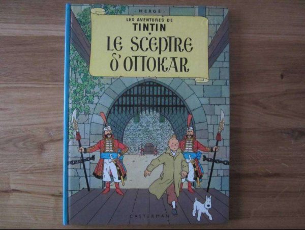 BD Tintin Le Sceptre d'Ottokar - Ancienne édition