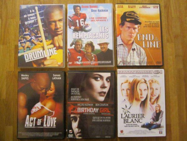 Divers DVD selon liste (CHF 5.- le DVD)