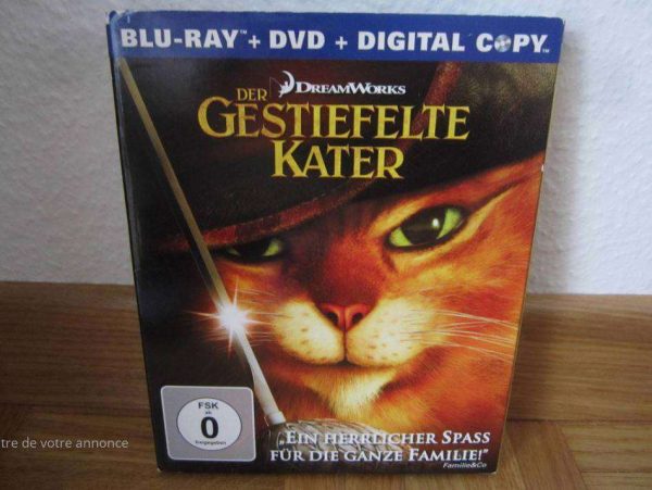 Blu-Ray + DVD Der Gestiefelte Kater (Le Chat Potté)