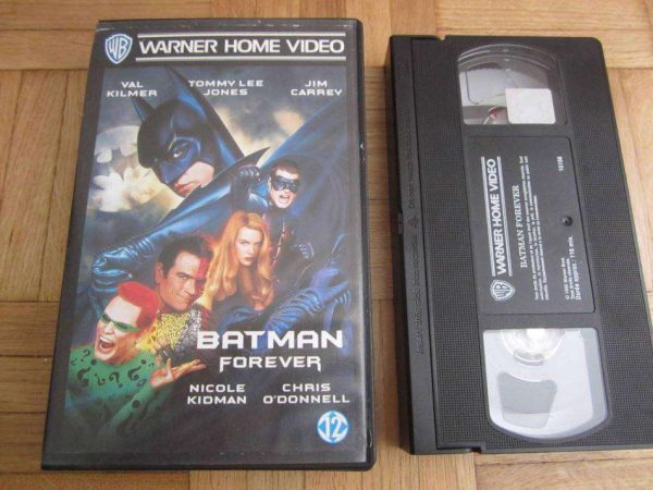 Cassette VHS Batman Forever - Kilmer, Jones, Carrey