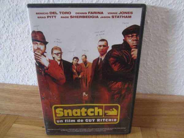 DVD Snatch, de Guy Ritchie - Del Toro, Farina, Jones, Pitt