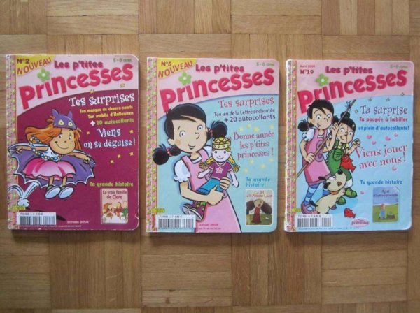 Lot de 3 "Les p'tites princesses" 5-8 ans, d'occasion