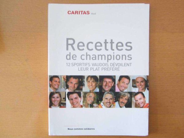 Livre Recettes de champions - Caritas Vaud