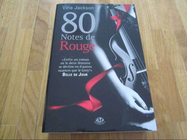 80 Notes de Rouge - Vina Jackson (livre en bon état)