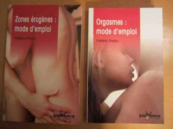 Lot de 2 livres "zones érogènes + orgasmes : mode d'emploi"