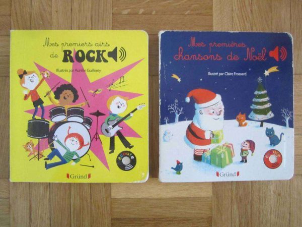 Lot de 2 livres sonores, Gründ (d'occasion)