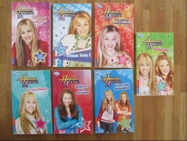 Lot de 7 livres Disney, Hannah Montana - Pocket jeunesse