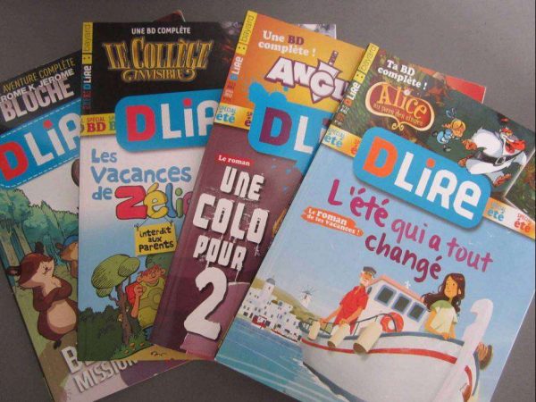Lot de 4 magazines DLIRE - Bayard (9/13 ans)
