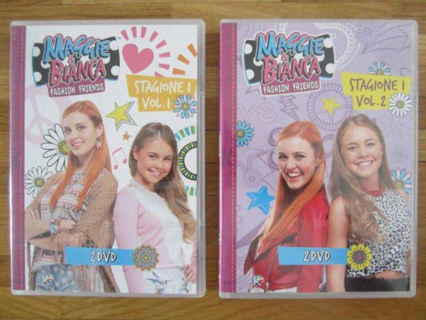 Lot de 2 double-DVD "Maggie & Bianca" en italien