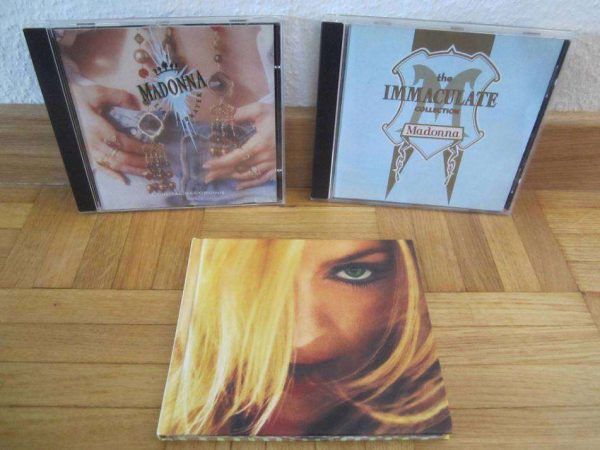 Lot de 3 CD de Madonna : Like a prayer, The Immaculate